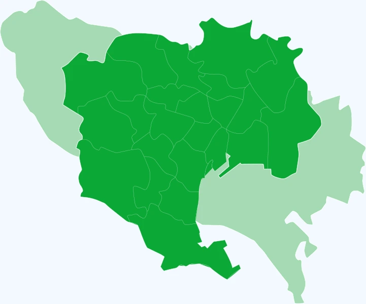 東京23区マップ